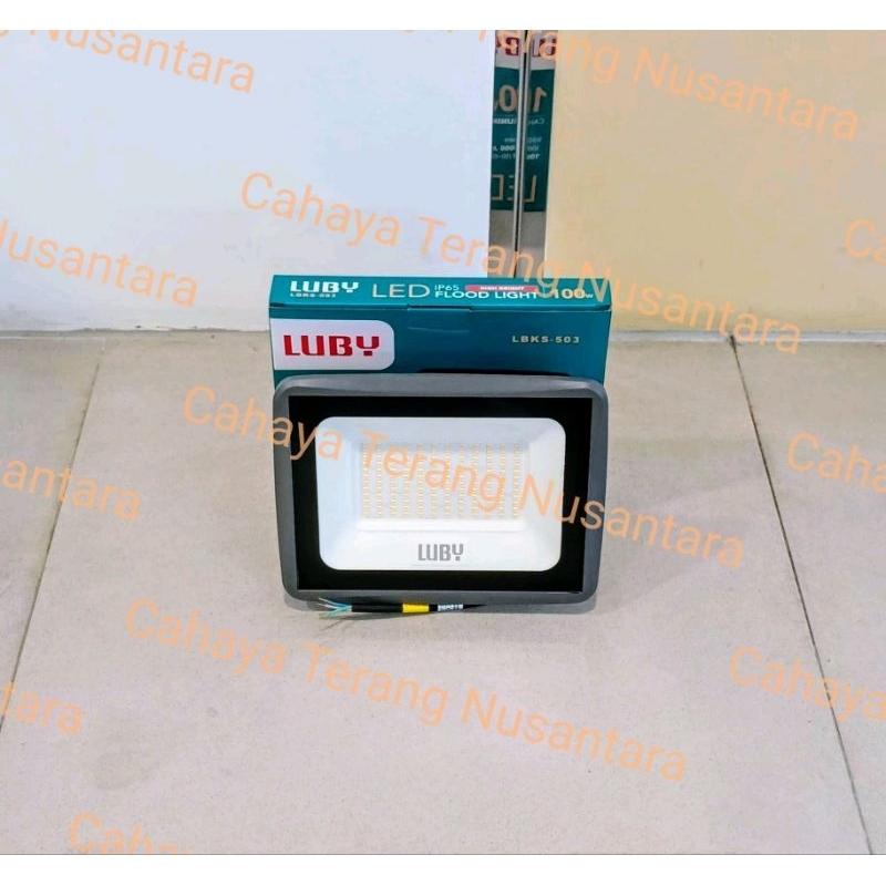 LampuSorot 100 watt Luby kuning led lampu tembak 100 Watt Luby kuning lampu sorot Kuning Luby led 10