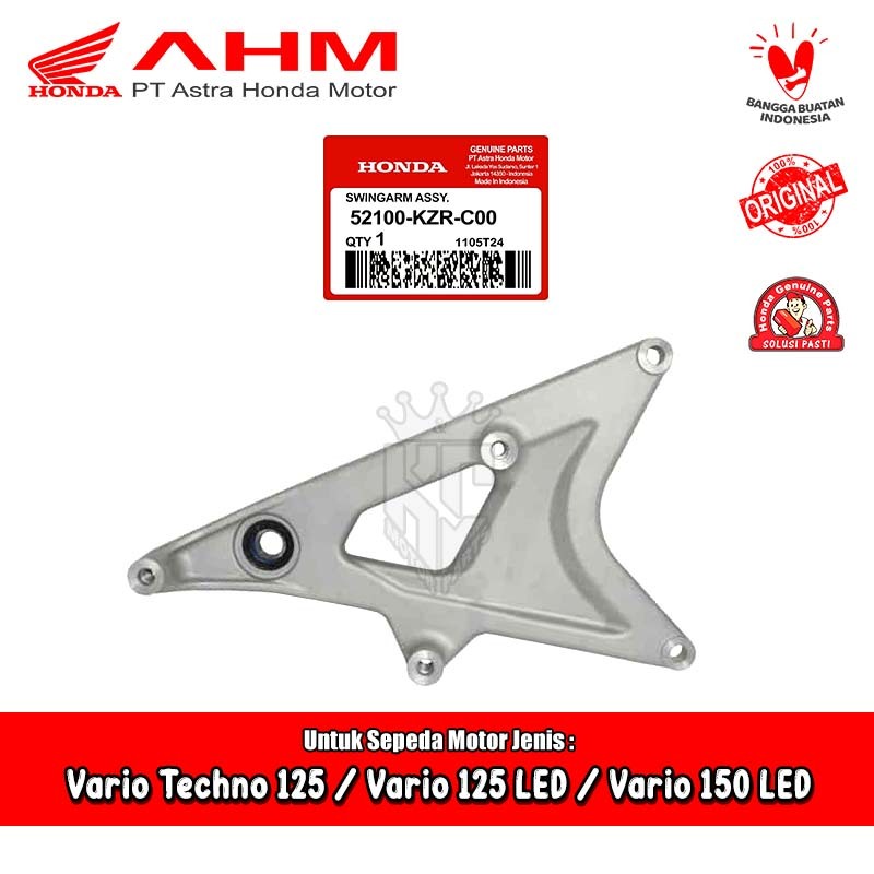 Swing Arm Assy Garpu Honda Vario Techno 125 150 Old LED Original AHM 52100-KZR-C00