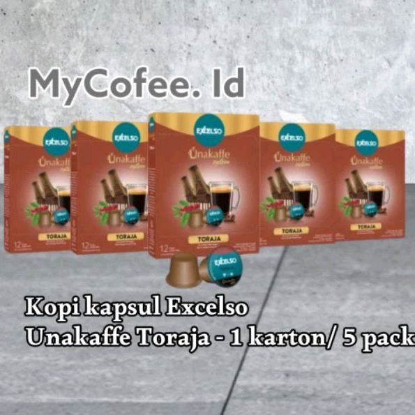 

Kopi Kapsul Excelso Unakaffe Toraja- 5pack