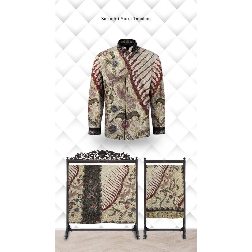 Sarimbit Batik Tulis Asli Kain Sutera Baron Atbm Limited stock 1 Set couple Pasangan