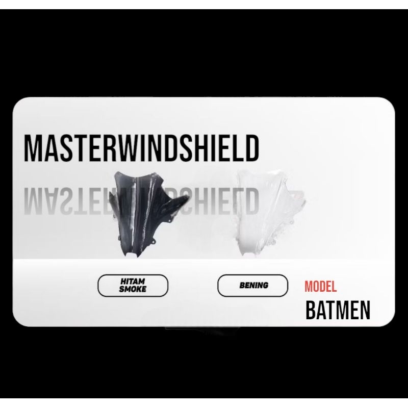 Masterwindshield - Visor Windshield Super Jenong PCX160