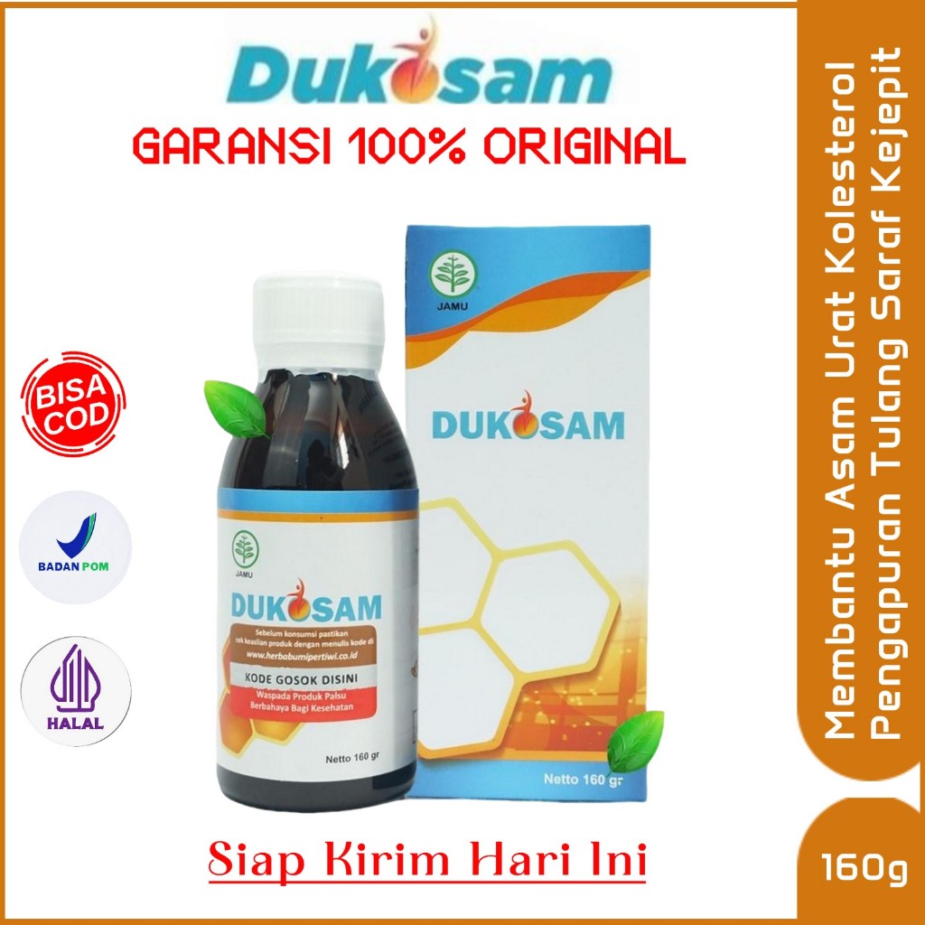 Madu Dukosam Original Madu Asam Urat Nyeri Persendian Lutut Otot Kaki Pinggang Pengapuran Tulang