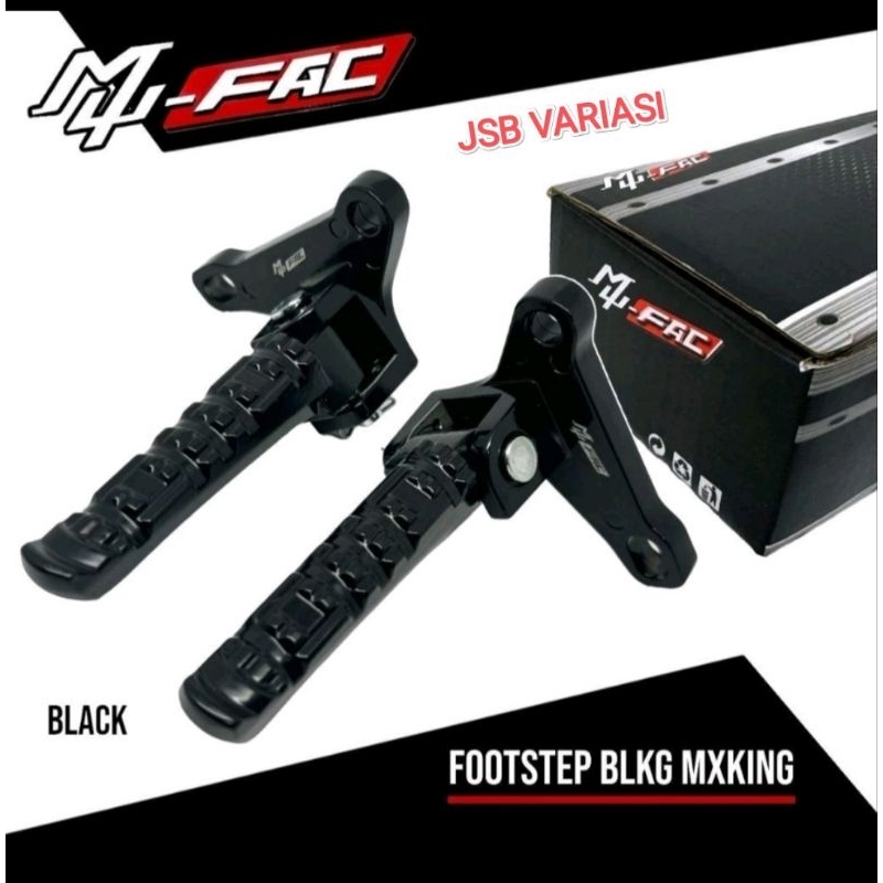 FootStep Belakang Injakan STEP Belakang MuFAC Untuk Motor MX KING Pnp JSB VARIASI