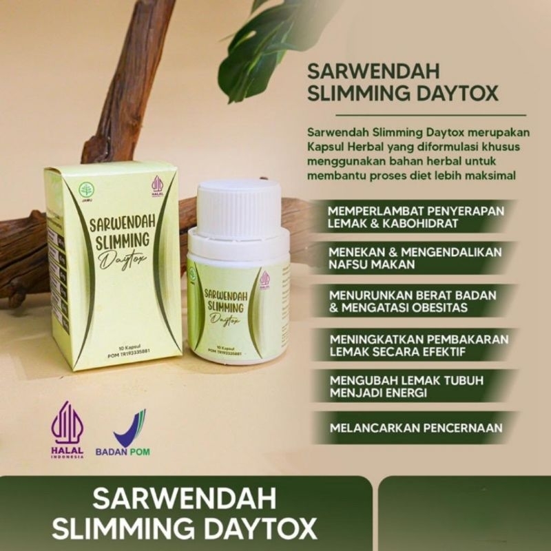 ( TERLARIS BIG SALE ) Sarwendah Juice Slimming Daytox Isi 30 - Kapsul Diet Ampuh Menurunkan Berat Ba