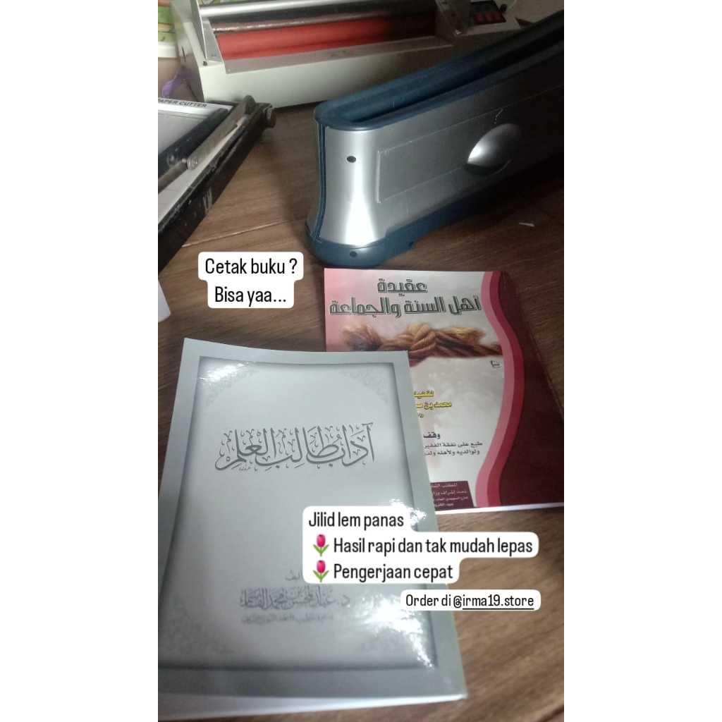 

Jilid Softcover ukuran A5 A4 F4 B5