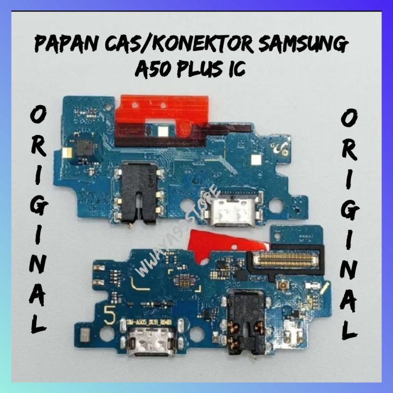 Papan cas / konektor samsung A50 original plus ic