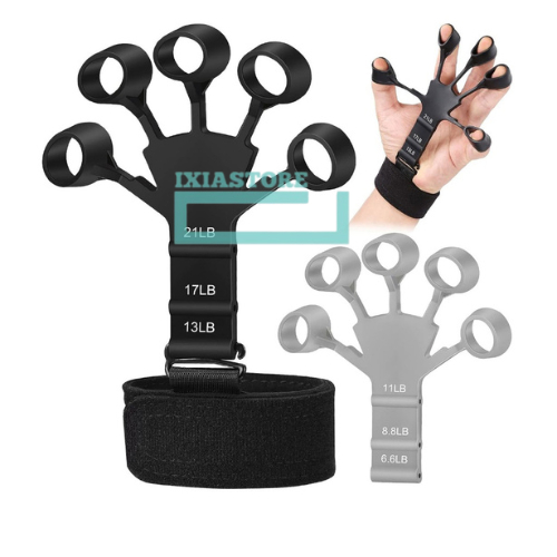Alat latihan Kekuatan Jari Tangan Finger Trainer Olahraga Gym Fitnes Karet Anti Kaku