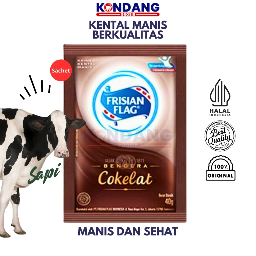 

Susu Kental Manis Coklat Frisian Flag Kental Manis isi 6 Sachet - Lezat dan Bergizi untuk Keluarga Indonesia