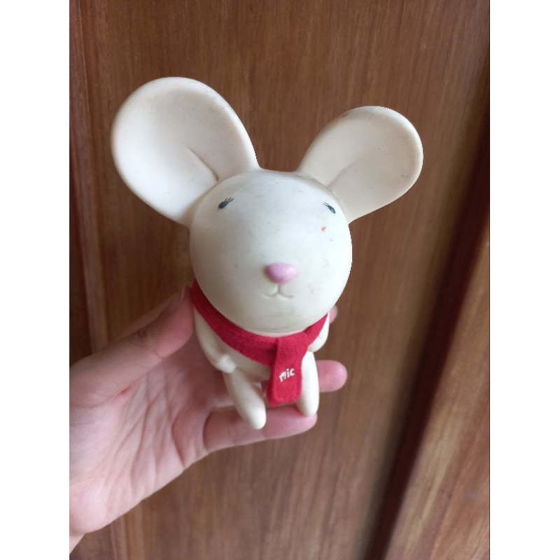 Coin bank Original Mic Mini banker celengan White Mouse Piggy coin bank