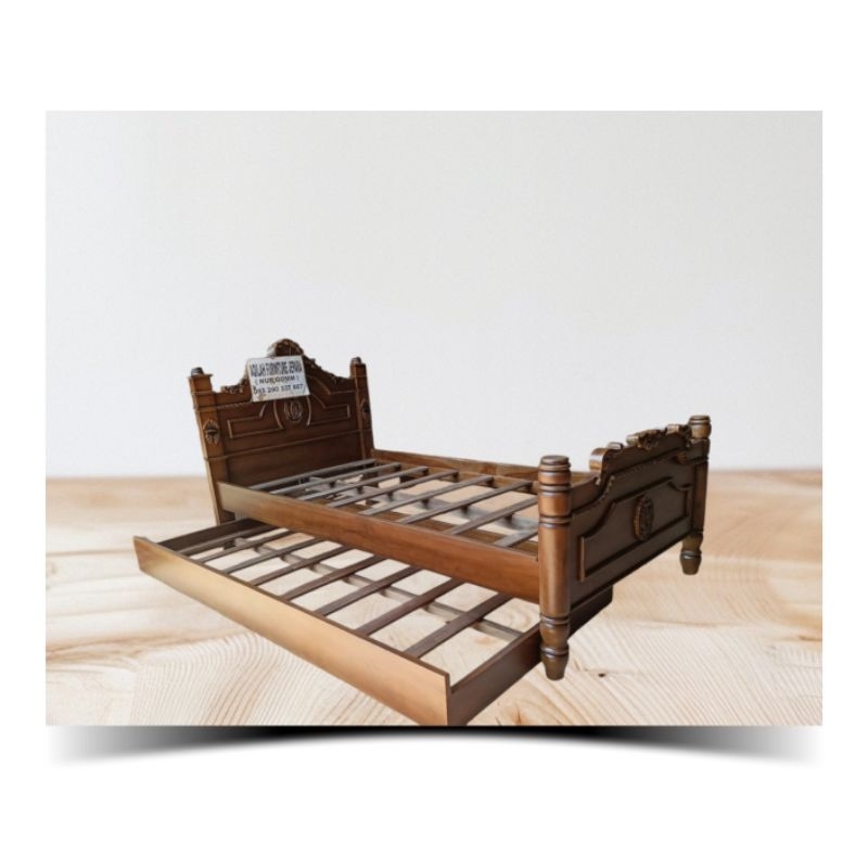 TEMPAT TIDUR ANAK DIPAN TINGKAT DIPAN UKIR JEPARA KAYU JATI