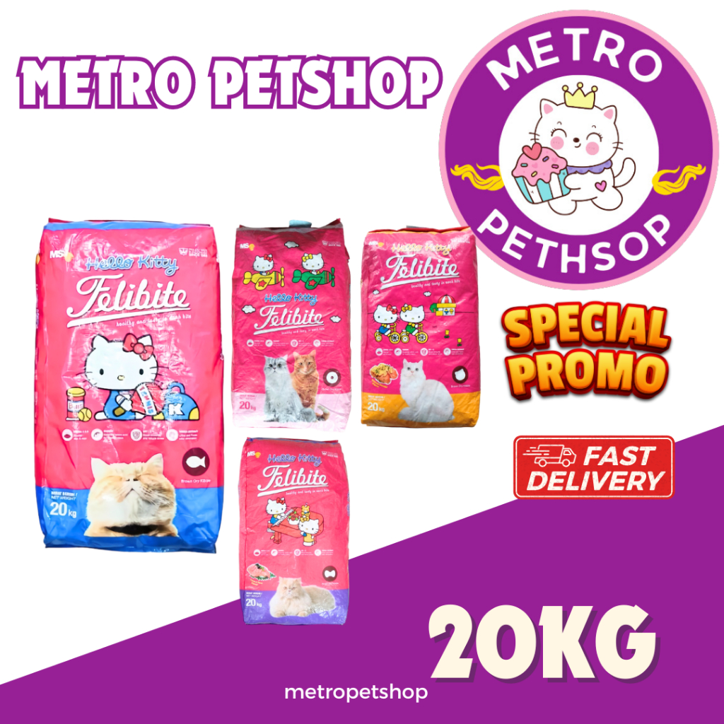 FELIBITE CAT TUNA 20KG makanan kucing felibite