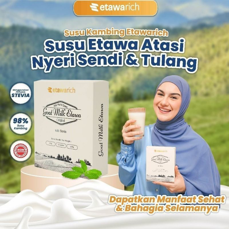 

SUSU ETAWARICH SUSU KESEHATAN TULANG DAN SENDI, PARU PARU DAN PELANCAR ASI
