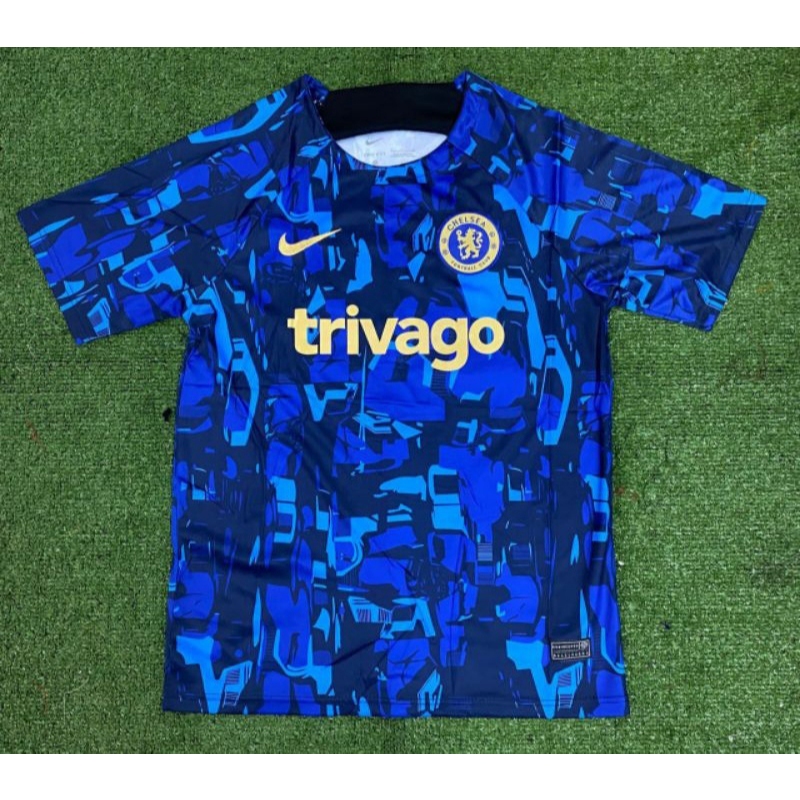 JERSEY CHELSEA TRAINING TRIVAGO 2023 2024 100% BEST QUALITY