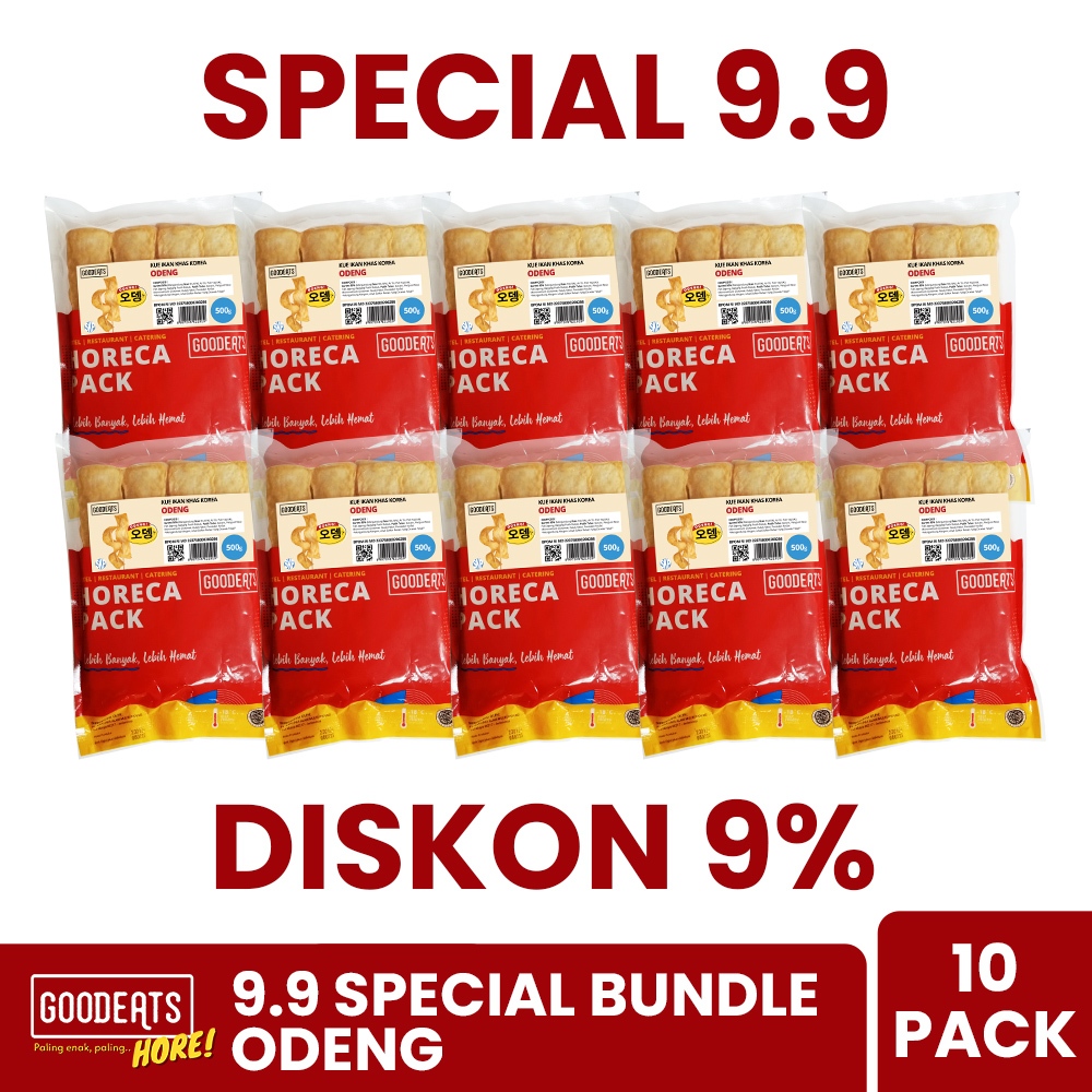 

SPECIAL 9.9 - GOOD EATS BUNDLE ODENG 500 GR - 10 PACK