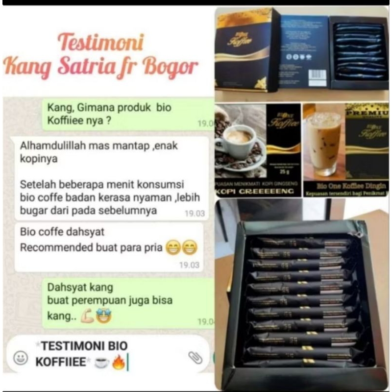 

NG Kopi BIONE Koffiee 11 sachet ( 1 box)