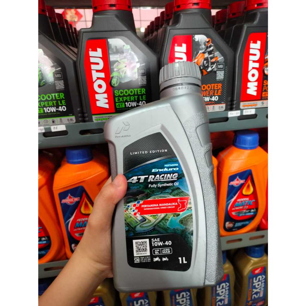 Oli Enduro Racing 1L 10w-40 Pertamina oli mesin