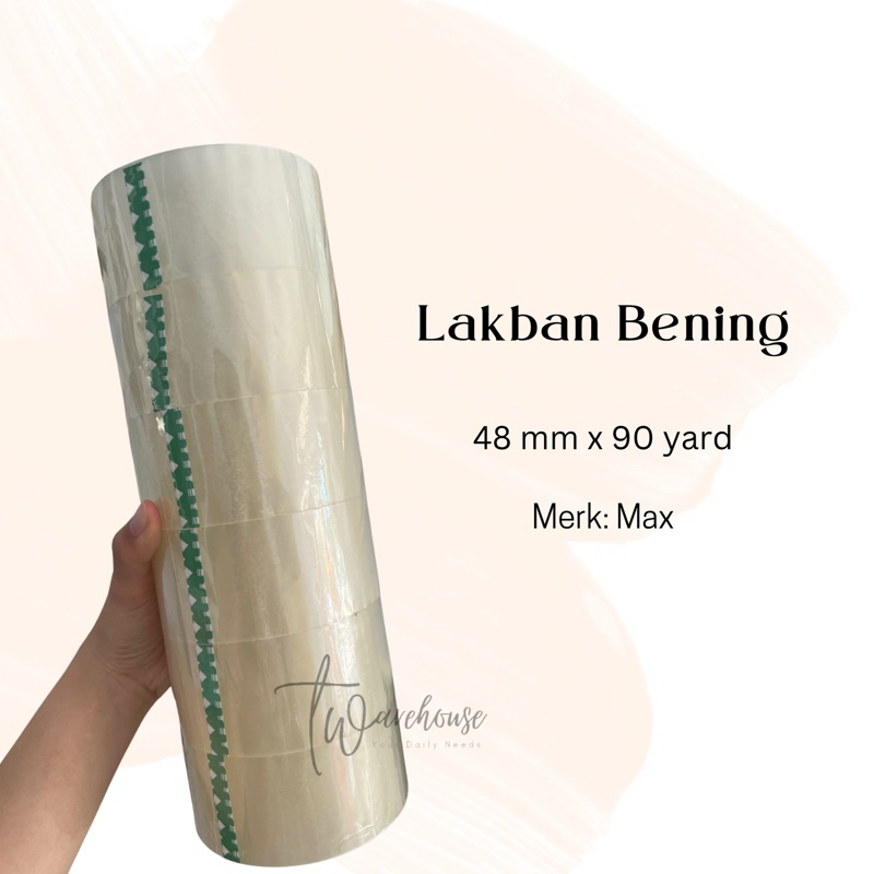 

Lakban Bening || Isolasi bening 48mm 90yard