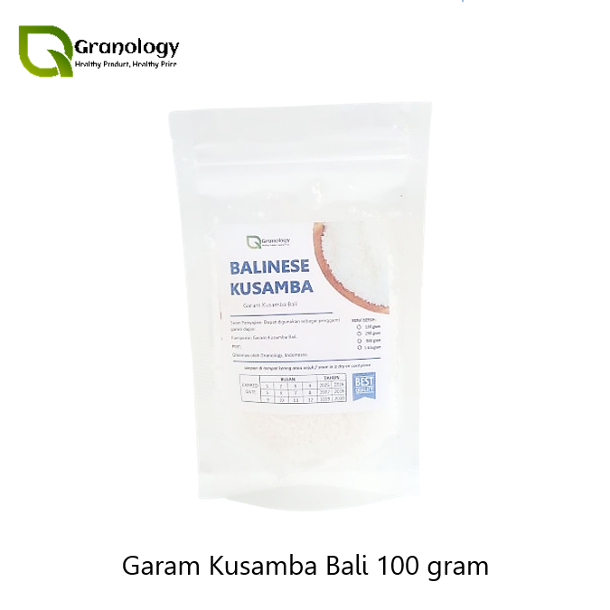 

Premium Garam Kusamba Organic / Organic Kusamba Salt (100 gram)