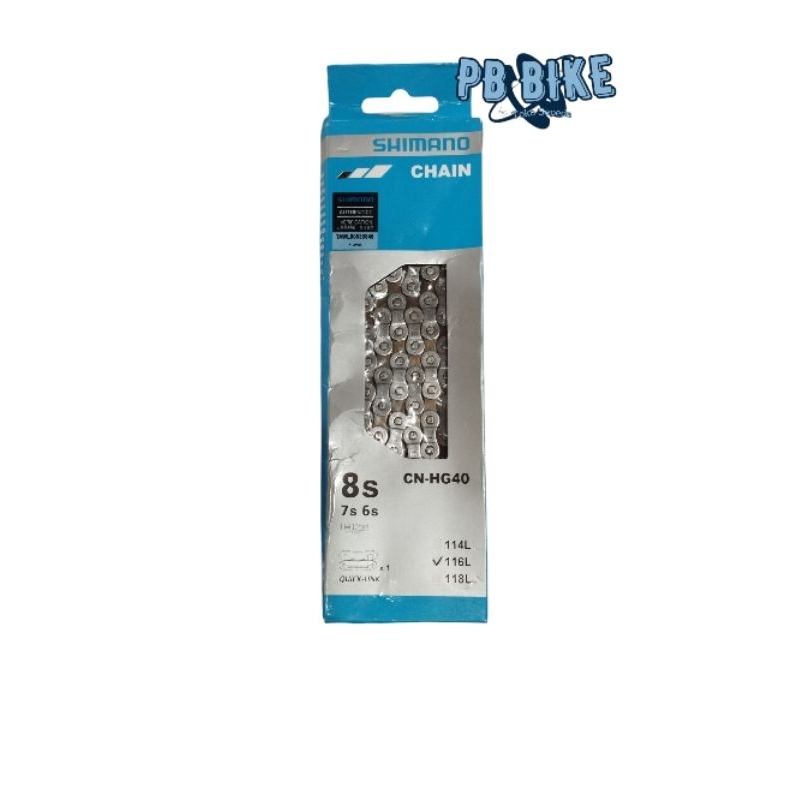 Rantai Sepeda CN-HG40 6 7 8 Speed Chain Rantai Sepeda Lipat Gunung MTB Roadbike DLL