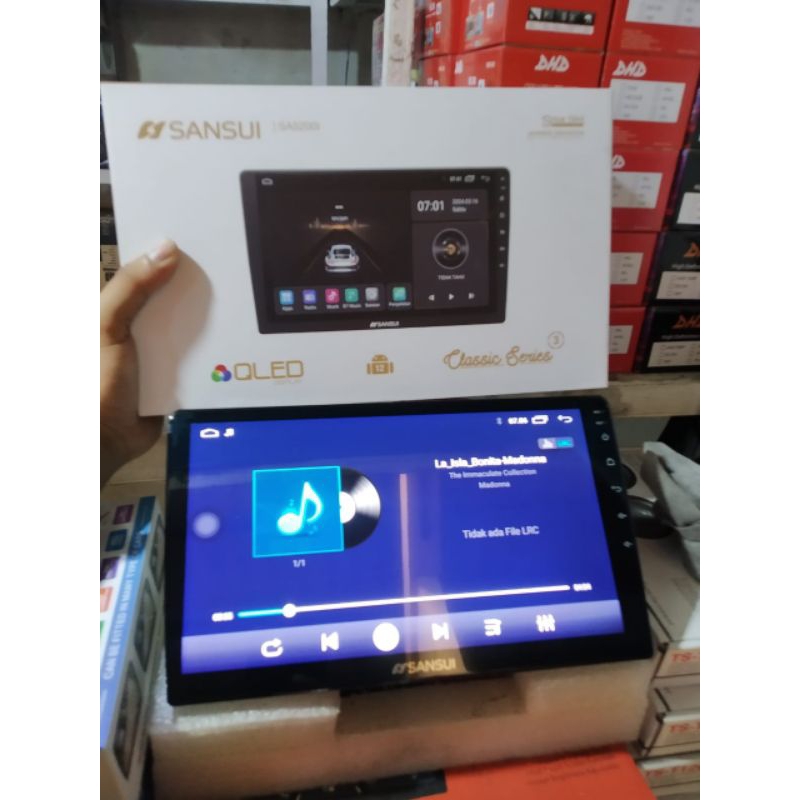 android mobil sansui 10inc ram 2/32 Qled headunit android audio mobil