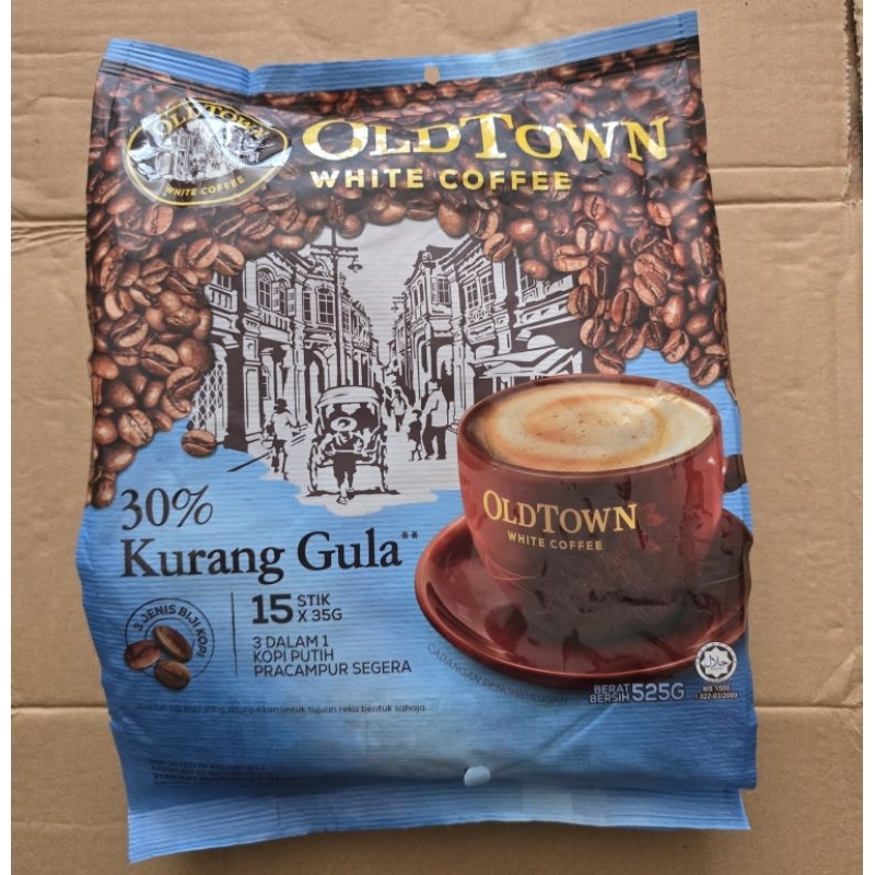 

OLDTOWN White Coffee 3in1 Less Sugar Malaysia (35gr x 15 sachet)
