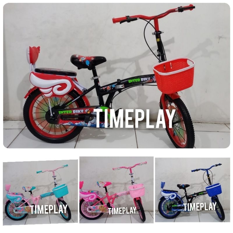 Sepeda lipat anak Interbike 16 dan 18 inch folding bike