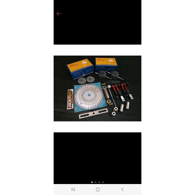 dial set digital original busur 5mm tebal busur derajat dayel set full set top piston