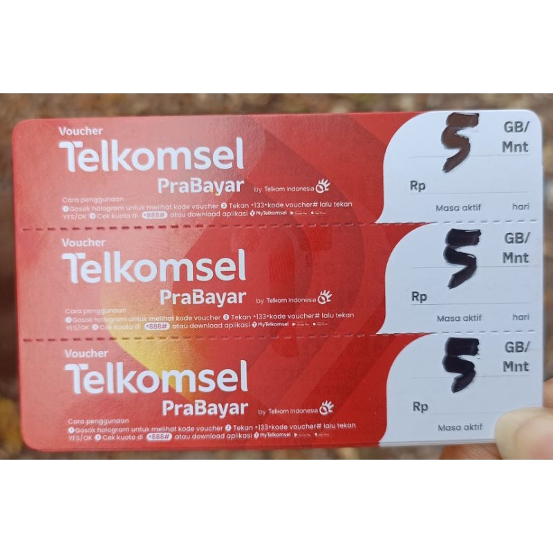 Voucher data fisik telkomsel jatim