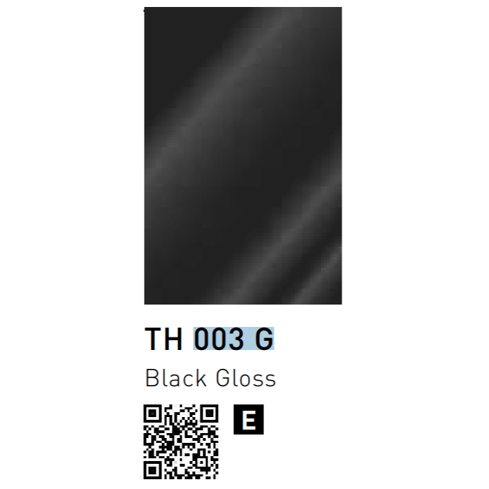 TACO HPL TH 003 G - BLACK GLOSS / SOLID - GLOSSY