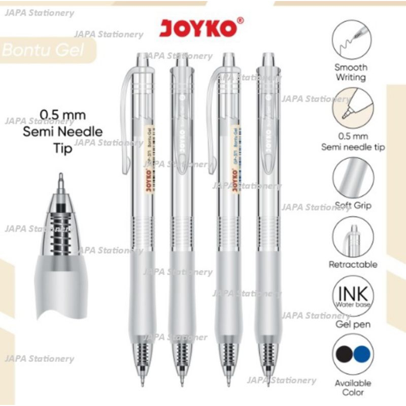 

Gel Pen Pulpen Pena Joyko GP-371 Bontu Gel 0.5 mm