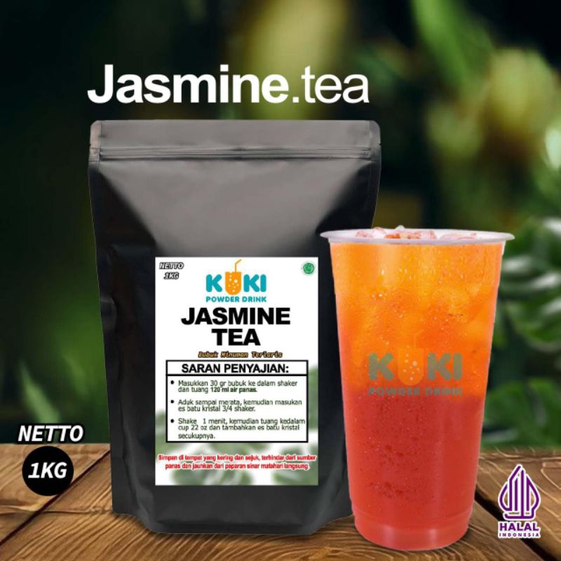 

Jasmine Tea Bubuk Minuman Premium 1kg Halal