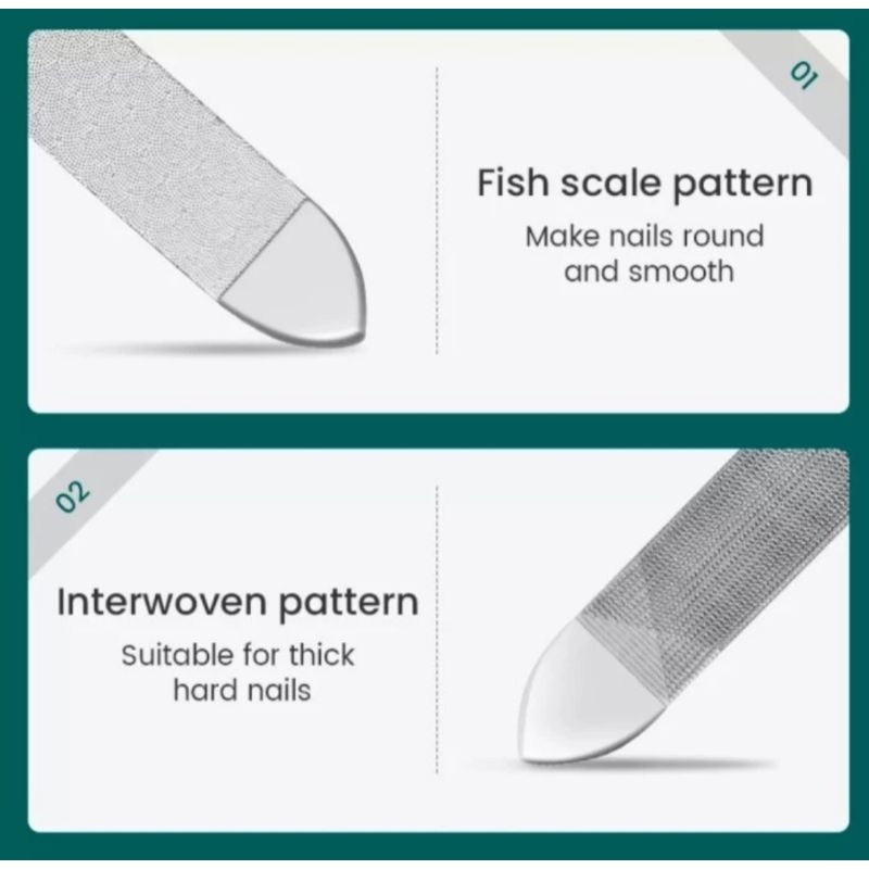 Kikiran Pisau Stainless Baja Nail File Mr Green High Quality Germany