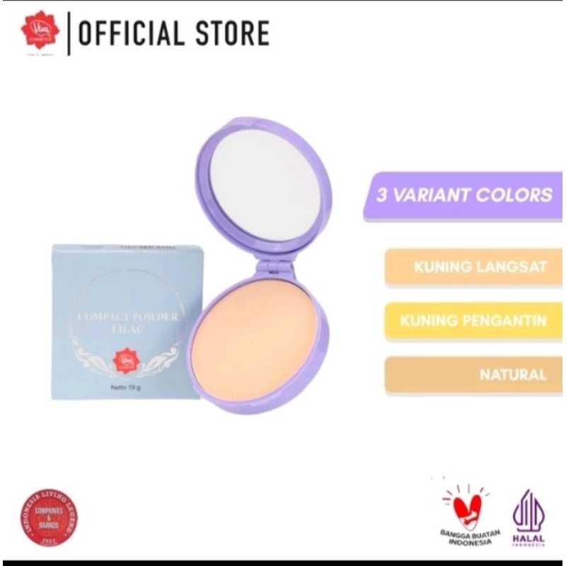 ORIGINAL VIVA  LILAC COMPACT POWDER- BEDAK PADAT VIVA LILAC