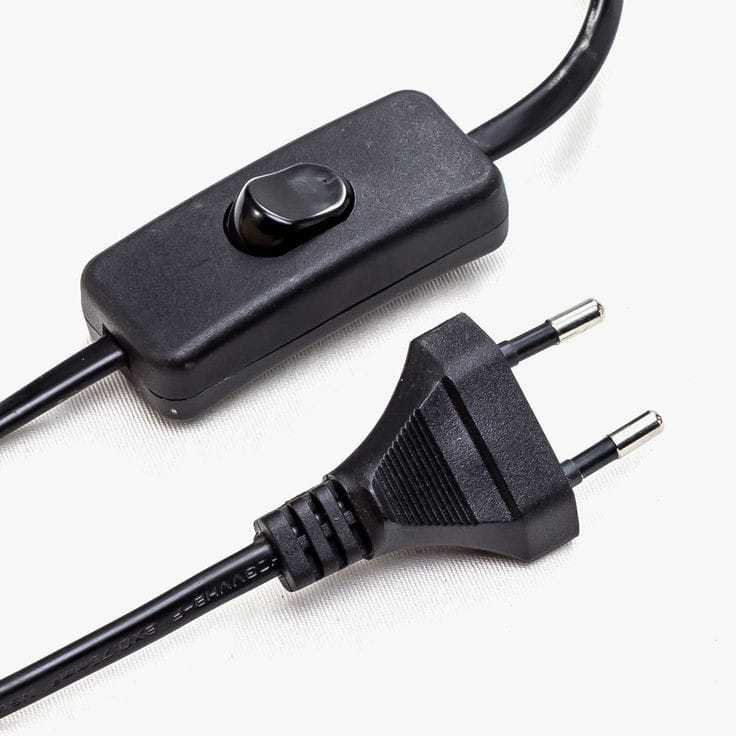 Kable Listrik Power Dengan Switch/Saklar  On & Off