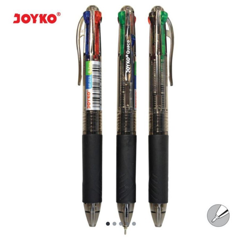 

JOYKO Ball Pen/Pulpen/Pena BP-213 Quaco 4 Warna (1 Pcs)