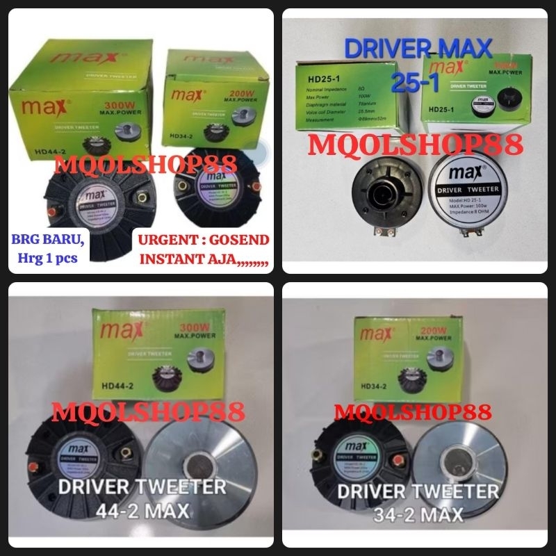 DRIVER TWETER TWEETER 200w  MAX POWER CORONG AMPLIFIER AMPLI MAGNET
