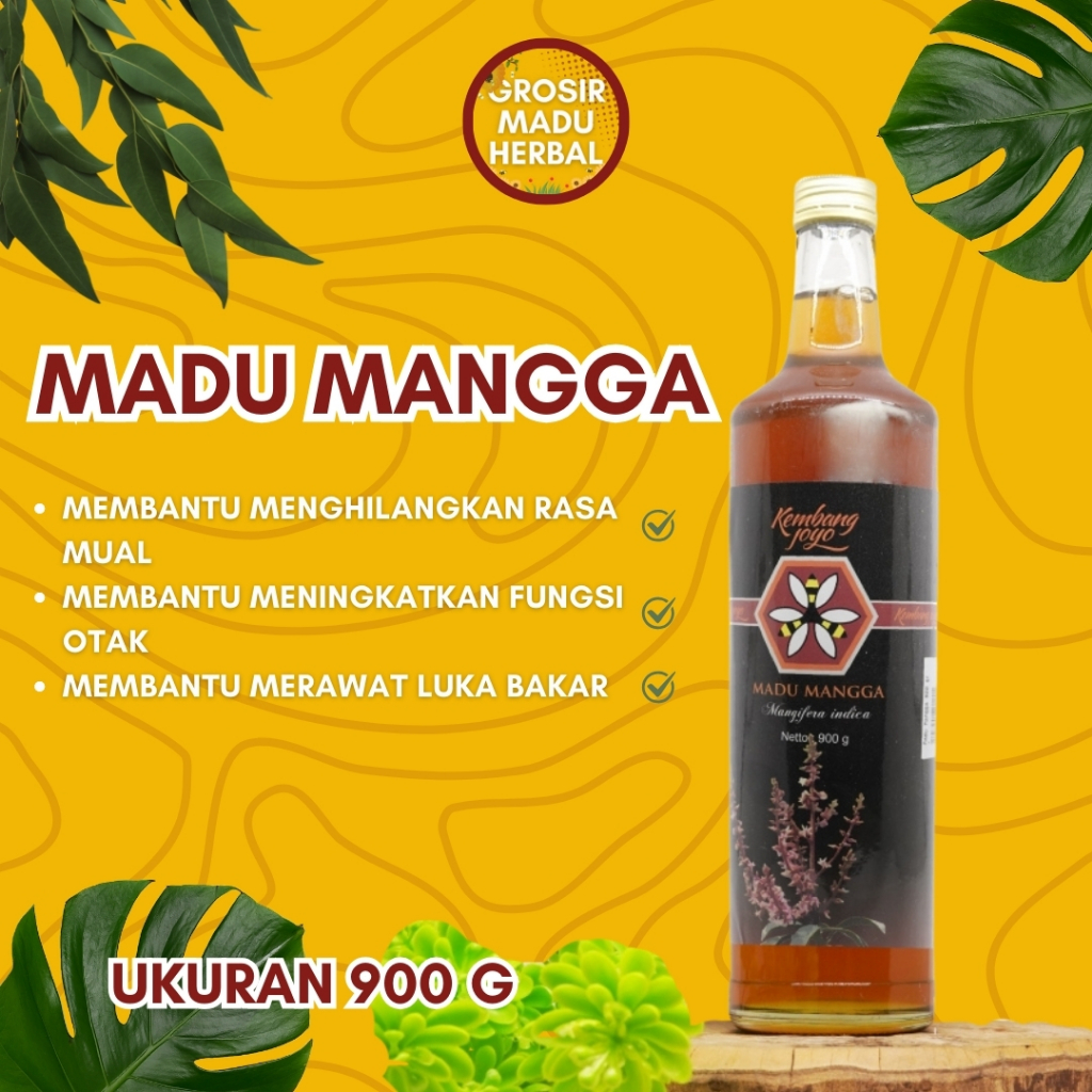 

MADU MANGGA KEMBANG JOYO 900 G, MADU ASLI, MADU ALAMI, PURE HONEY