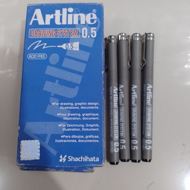

Pulpen Gambar Drawing Pen Artline 0,5 mm ( Pcs ) [ Original ]