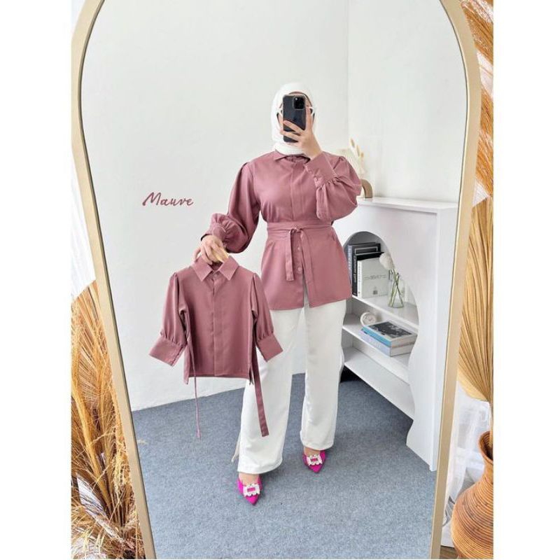 Rike Couple Ibu Dan Anak Perempuan / Baju Couple Ibu Dan Anak / Tunik Couple Mom Dan Kids / Atasan C