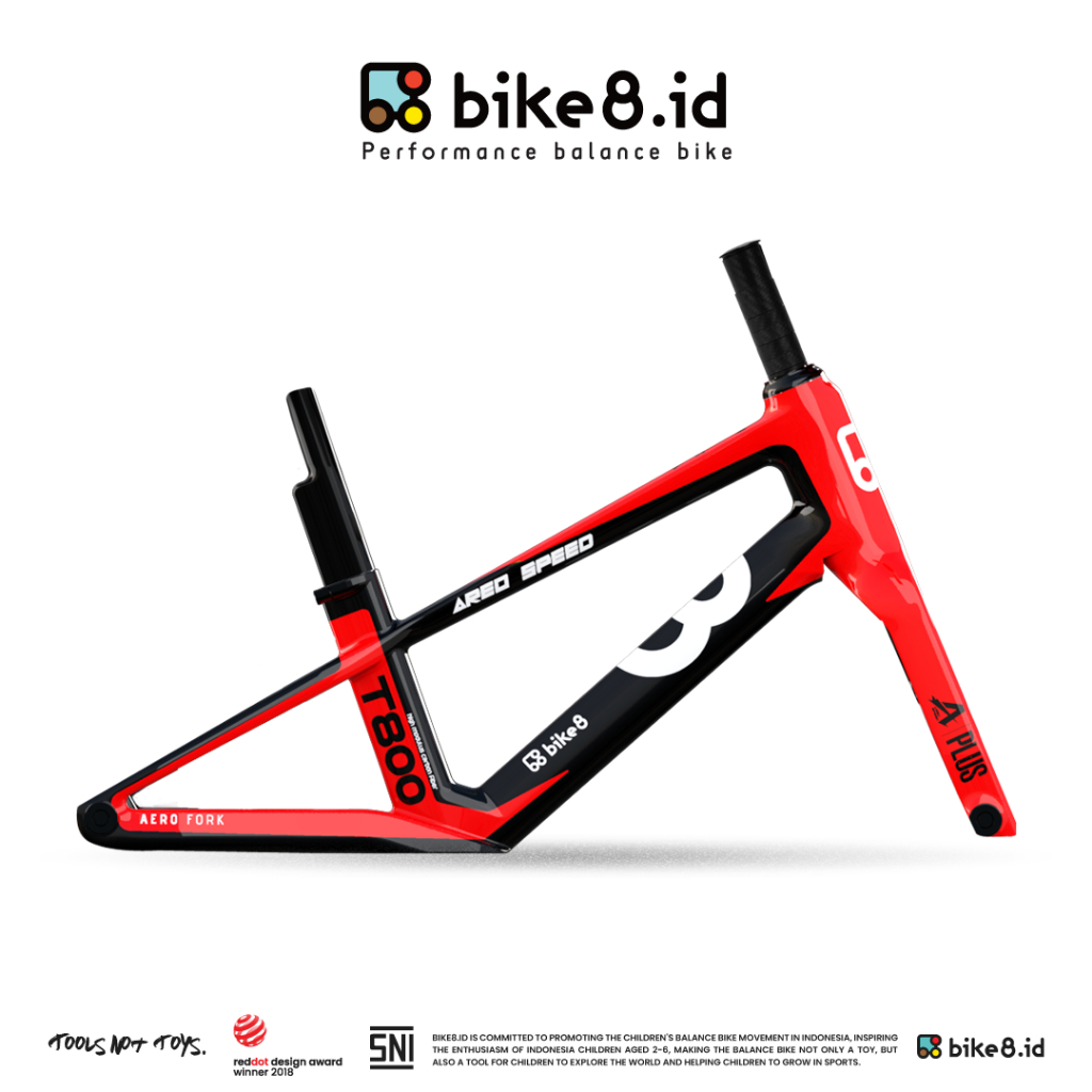 FRAME BIKE8 A PLUS CARBON FIBER Balance Bike / Push Bike