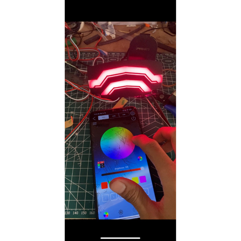 stoplamp RGB cb 150 r old custom