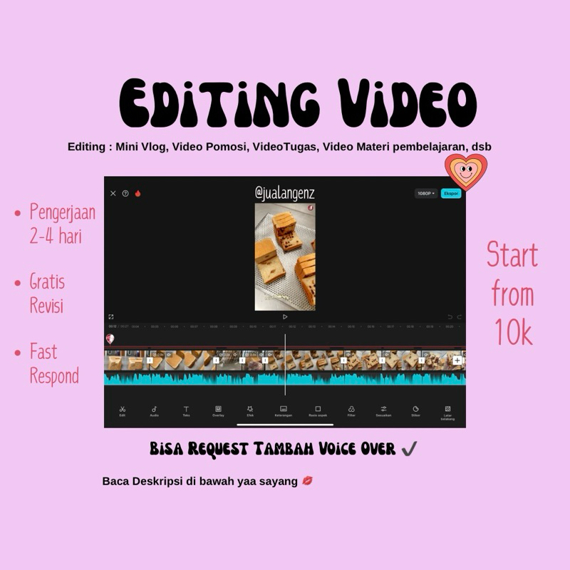 Editing Video | Mini vlog | Video tugas | Video materi pembelajaran