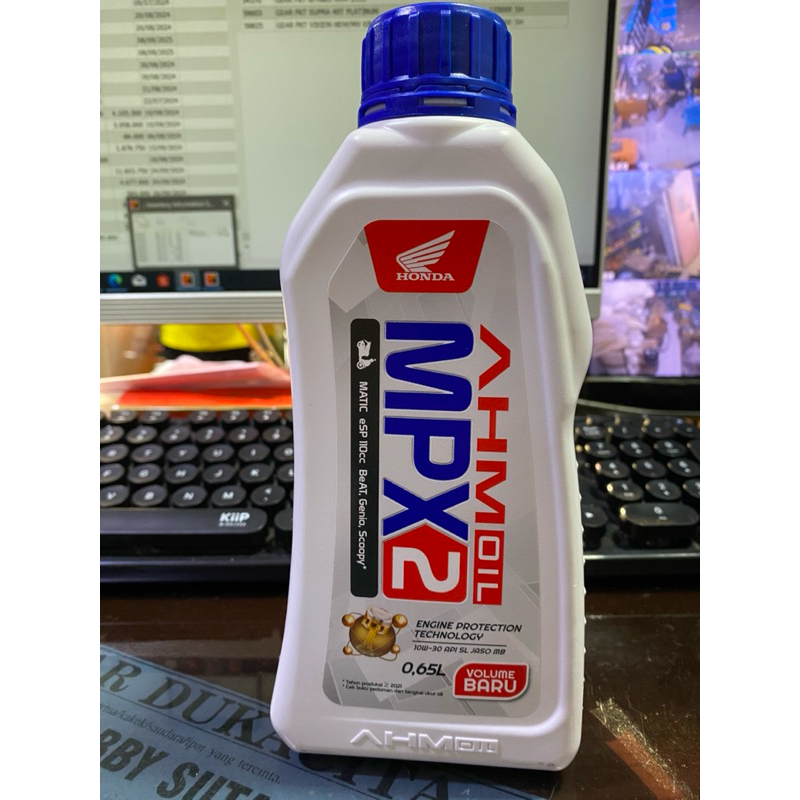 PELUMAS OLI OIL AHM MPX2 0.65 100% ORIGINAL