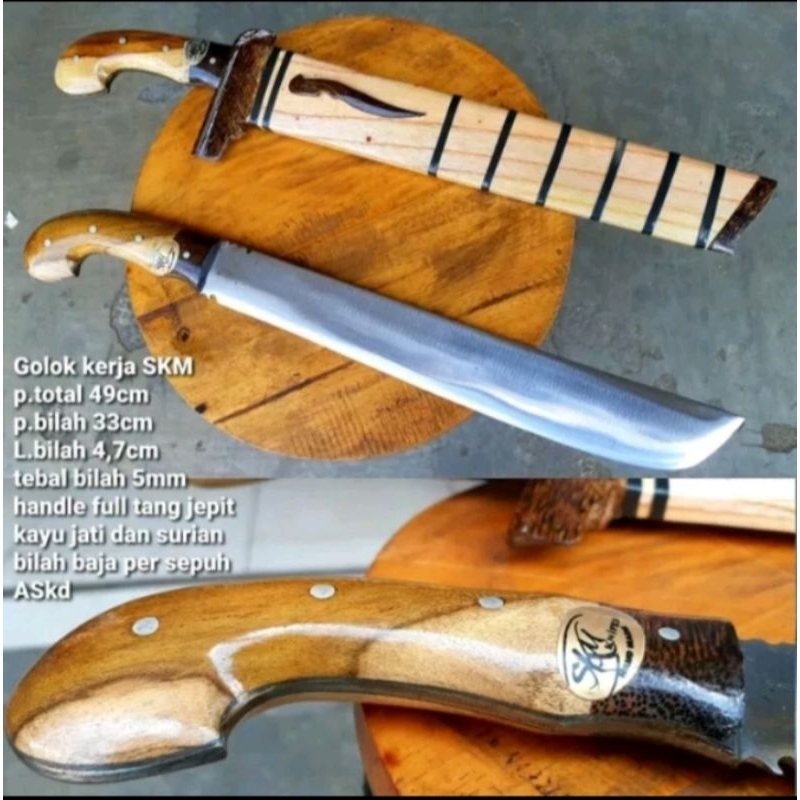 Rawis termurah golok Cibatu /golok potong kayu dan bambu golok asli cibatu baja per/ full tank