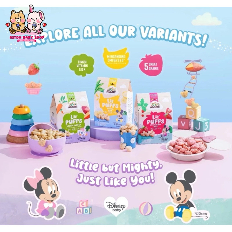 Alamii Lil Puff Disney Edition / Snack Anak / Cemilan Anak