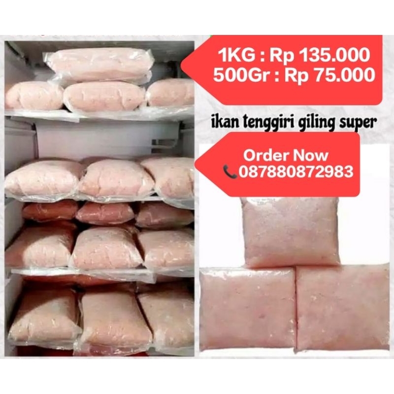 

IKAN TENGGIRI GILING PREMIUM