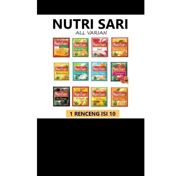 

nutrisari lengkap varian rasa