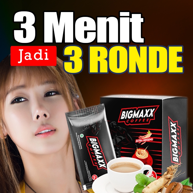 

BIGMAXX COFFEE - Kopi Kuat NgAceng Stamina Pria Tahan Lama - Bapak Jantan - Robusta Terbaik - BPOM