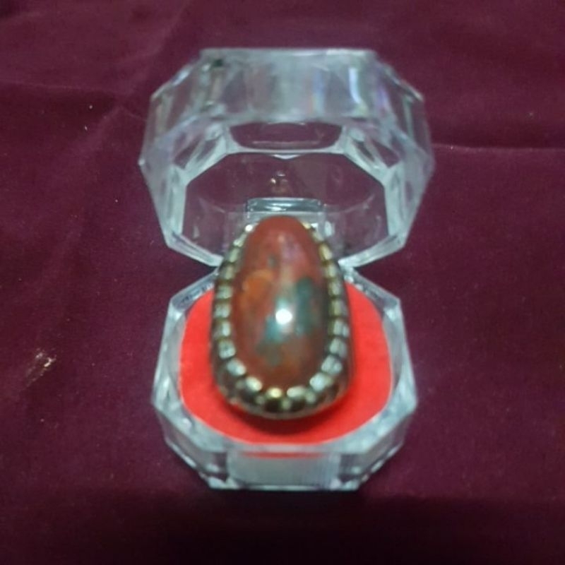 batu akik langka 'pirus merah