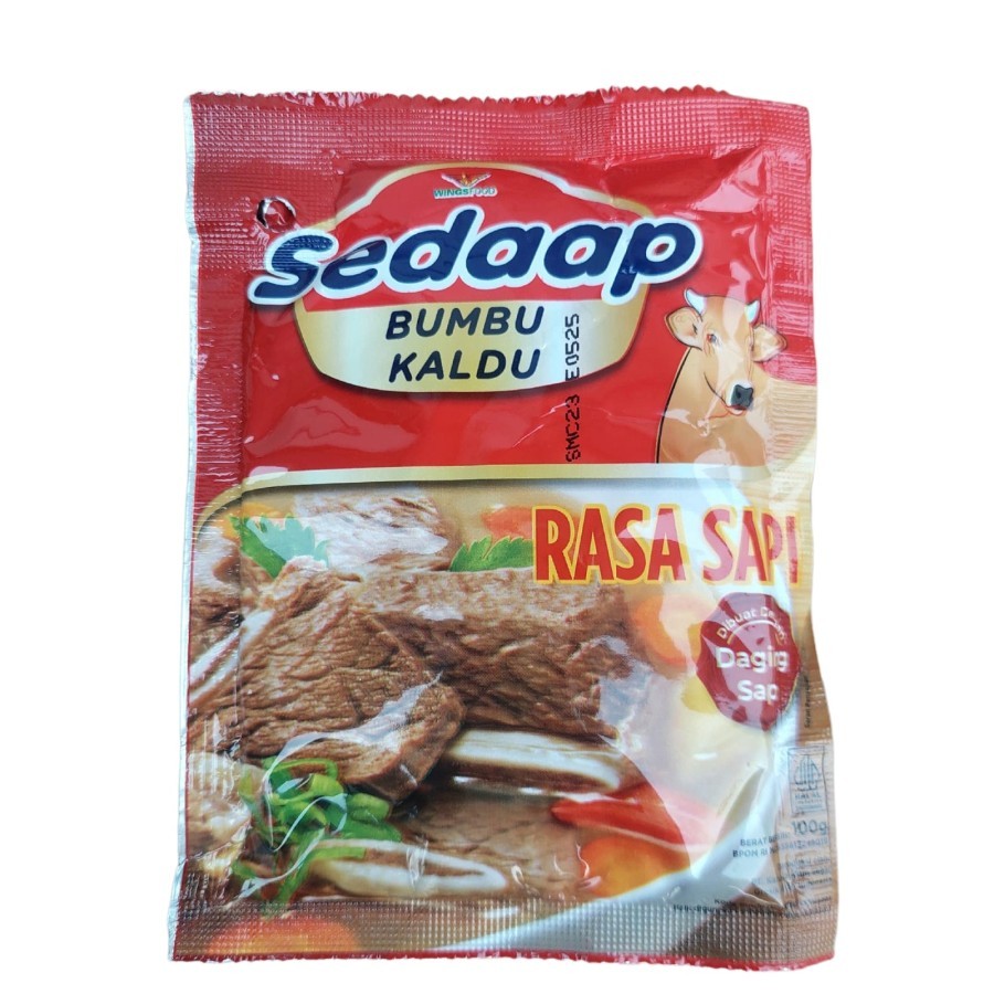 

Bumbu kaldu Sedaap kemasan 100 gr - Sapi